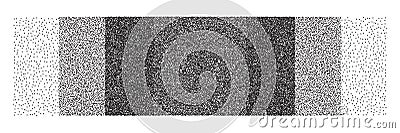 Dot halftone square gradient. Half tone texture background, stipple dot pattern, spot fade effect Vector Illustration