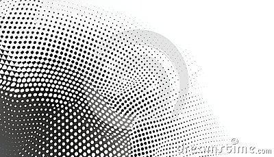 Dot perforation texture. Dots halftone seamless pattern Stock Photo