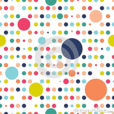 Dots background, pattern. Polka design vector Vector Illustration