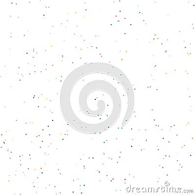 Dots and circles random pattern. Scattered specks, fleckkles. Pointillist, pointillism abstract design backgrond Vector Illustration