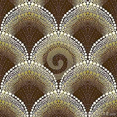 Dotted Geometric Pattern In Art Deco Style Stock Photo Dotted Geometric Pattern In Art Deco Style Stock Photo