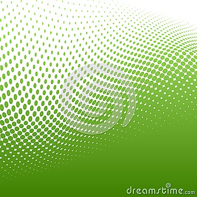 Dotted halftone background Vector Illustration