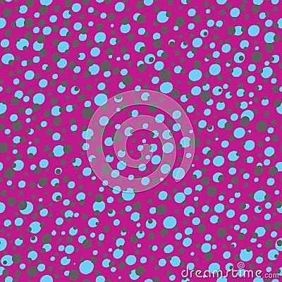 Dotted seamless pattern Vector Illustration