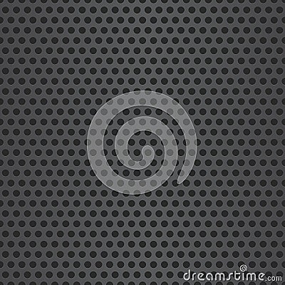 Dotted Seamless Steel Background Vector Illustration