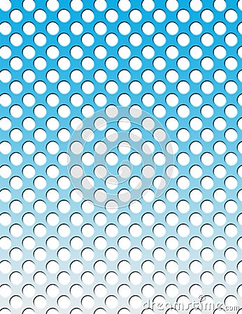 Dotty grid background - circles, graduated Stock Photo