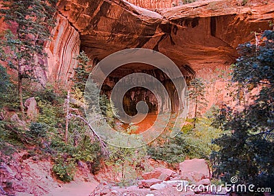 Double Arch Alcove Stock Photo