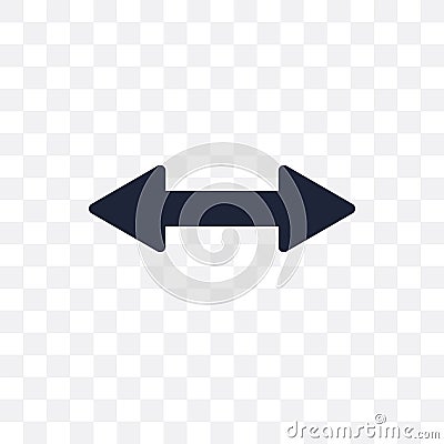 Double arrow transparent icon. Double arrow symbol design from W Vector Illustration