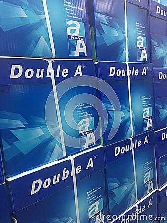 Double A from Australian and Hongkong Editorial Stock Photo