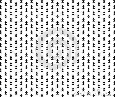Double black triangle background pattern. White background Stock Photo