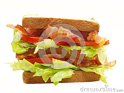 Double blt sandwich Stock Photo