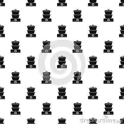 Double boiler pattern, simple style Vector Illustration