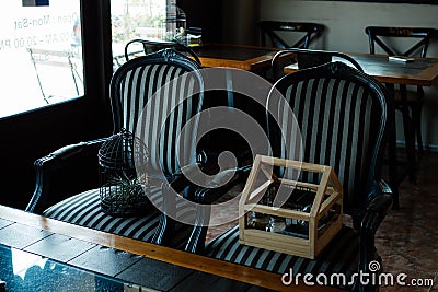 Double chair Stock Photo