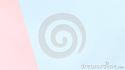 Double color blue and pink modern flat lay backgound Stock Photo