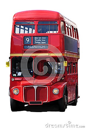 Double decker bus Stock Photo