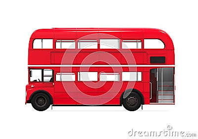 Double Decker Bus Stock Photo