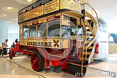 Double-decker bus Editorial Stock Photo