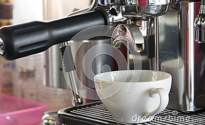 Double Espresso Ready Stock Photo