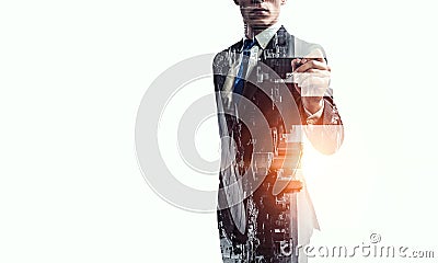 In rythm of modern business Stock Photo