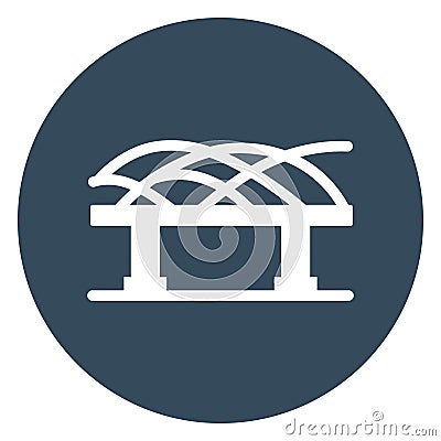 Double helix bridge, helix bridge Isolated Vector Icon which can be easily modified or edit Editorial Stock Photo