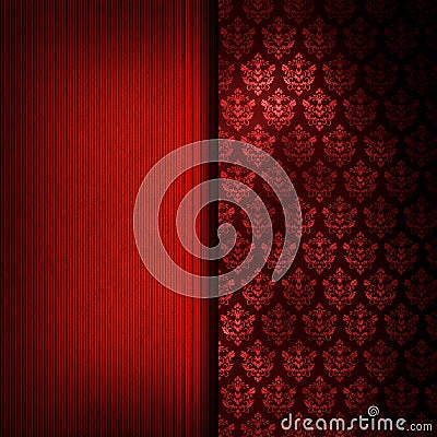 Double layered patterned background Stock Photo