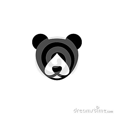 panda spade Vector Illustration