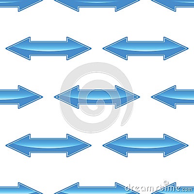 Double-sided arrow pattern Vector Illustration