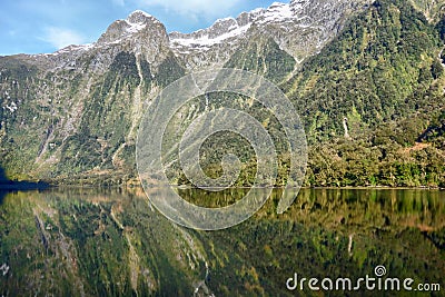 The reflection of Doubtful sound Stock Photo