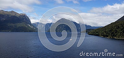 Doubtful Sound and Secretary Island Stock Photo