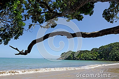 Doubtless bay Northland New Zealand Stock Photo