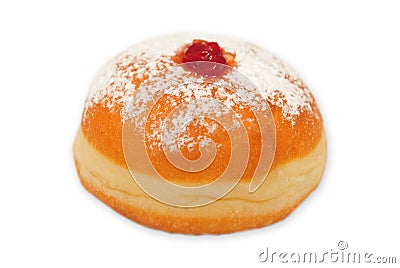 Doughnut on white background Stock Photo