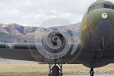 Douglas C-47 Skytrain. Editorial Stock Photo