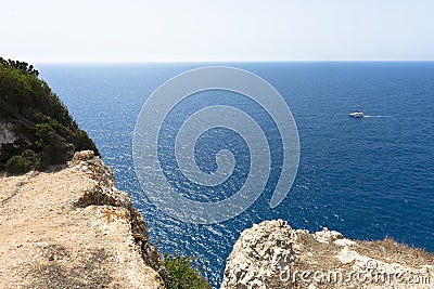 Doukato Cape, Lefkada Stock Photo