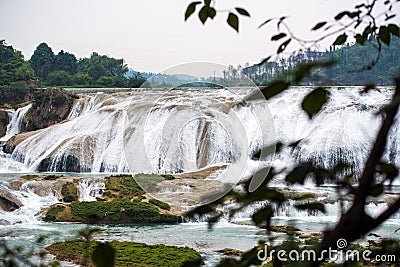 Doupotang Waterfall -Anshun, Guizhou, China Stock Photo