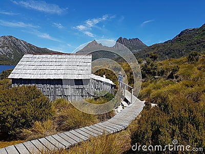 Cradle Mountain National Park Tasmania Australia Editorial Stock Photo