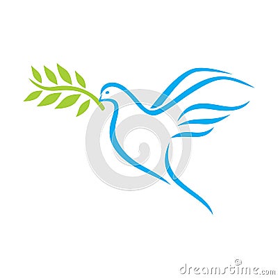 Dove of Peace Vector Illustration