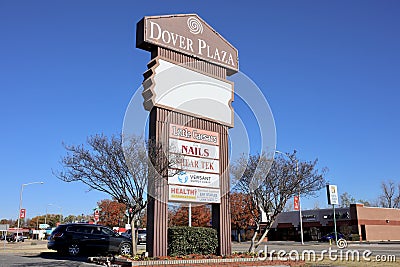Dover Plaza, West Memphis, Arkansas Editorial Stock Photo