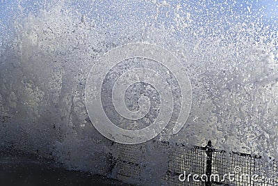 Dover Wave Splash Stock Photo