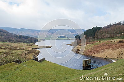 Dovestone Reservoir Stock Photo