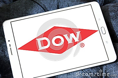 Dow Chemical Company logo Editorial Stock Photo