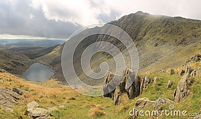 Dow Crag and Goats Water Cumbria Stock Photo