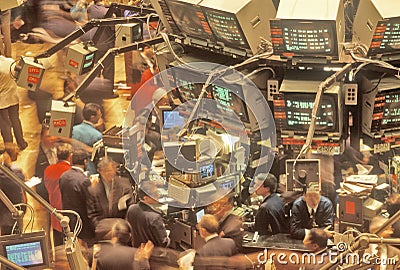 Dow Jones, New York Stock Exchange, Wall Street, New York City, NY Editorial Stock Photo