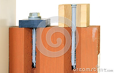 Dowel in use Stock Photo