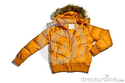 Down jacket Stock Photo