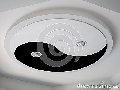 Downlights Indoor luminaires Stock Photo