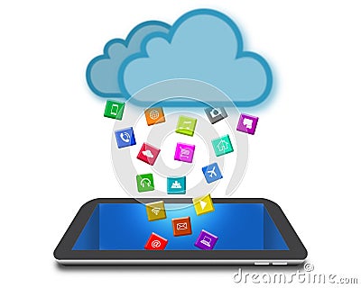 Download Apps Stock Photo