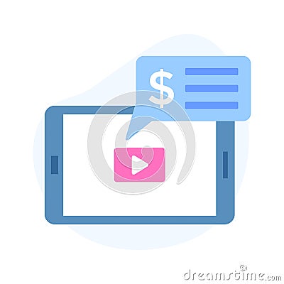 Download this beautifully designed icon of a Monetization, Designed in trendy style Vector Illustration