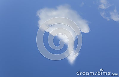 Networking Download From The Cloud File Share Busi Stock Photo