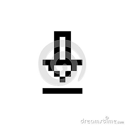 Download, import, insert, reverse and arrow icon. Perfect for application, web, logo, game and presentation template. icon design Vector Illustration
