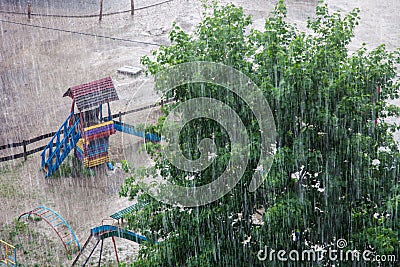 Downpour Stock Photo