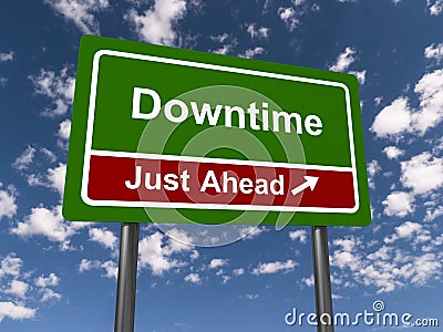 Downtime just ahead Stock Photo